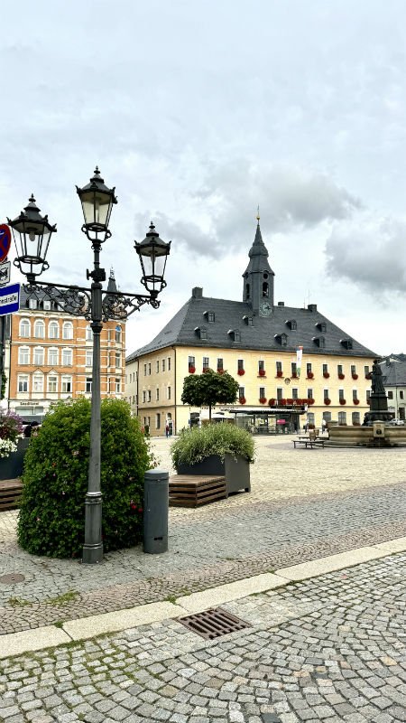 marcktplatz in anaberg-buchholz